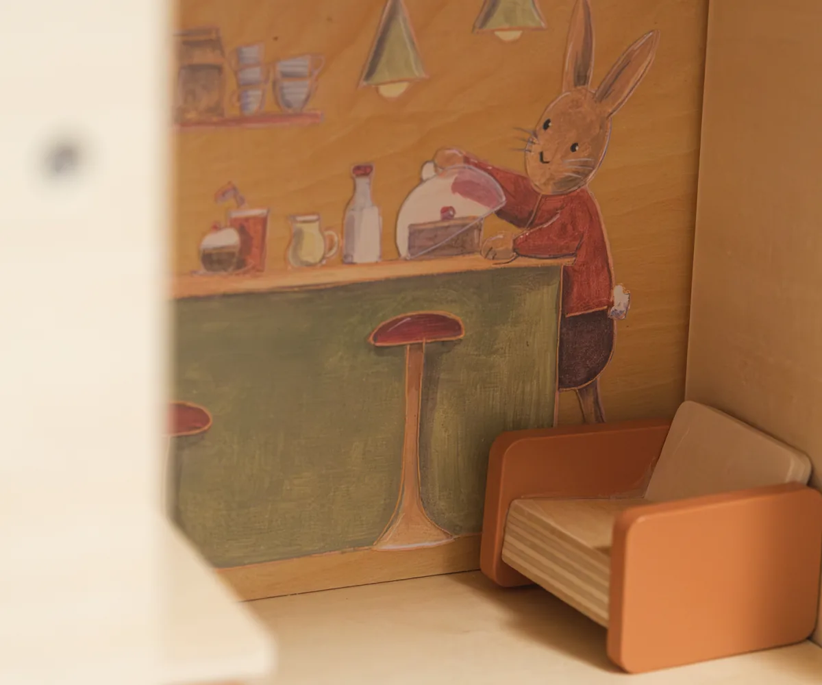 Egmont miniature coffee house interior